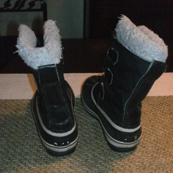 Sorel Kids Boots Black with Light Gray Interior - Picture 5 of 5